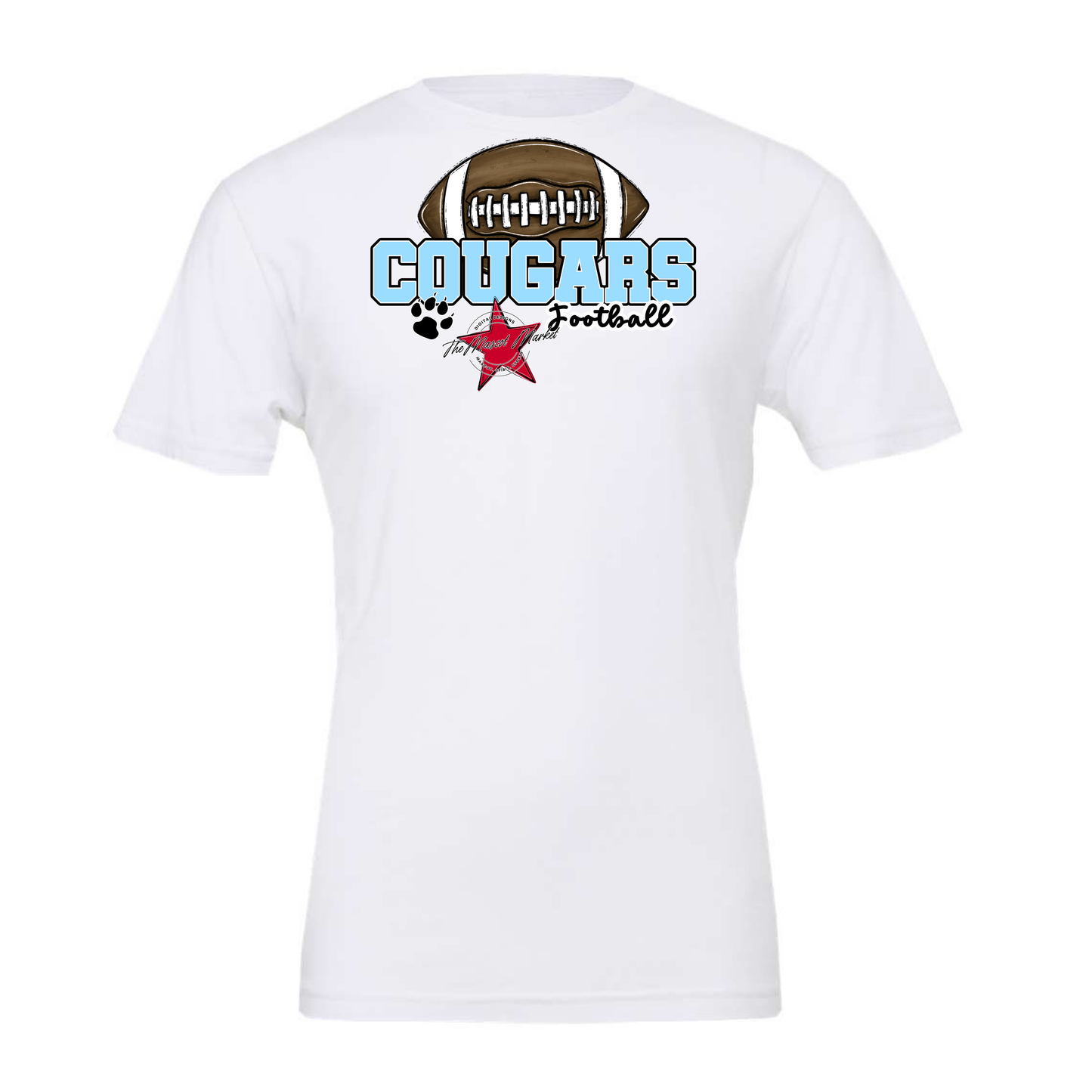 Cougars Varsity Football-Columbia Blue