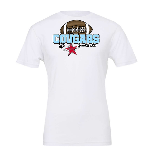 Cougars Varsity Football-Columbia Blue