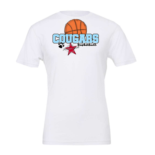 Cougars Varsity Basketball-Columbia Blue