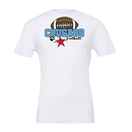 Cougars Varsity Football-Carolina Blue