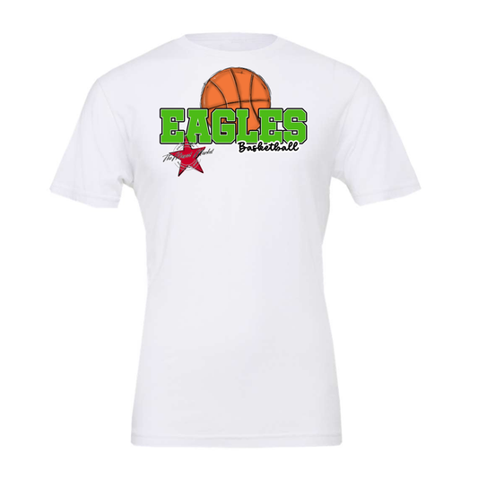 Eagles Varsity Basketball Design-Bright Green