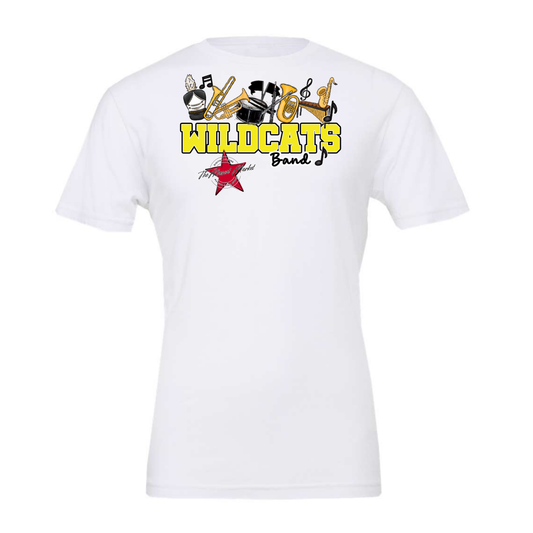 Wildcats Varsity Band-Bright Yellow