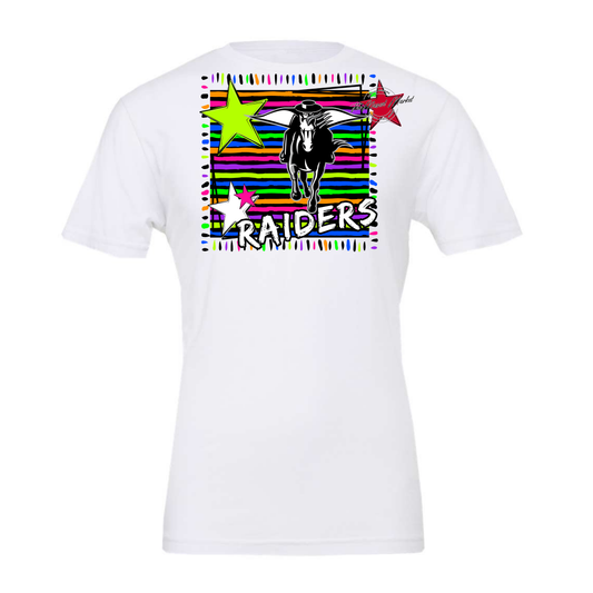 Raiders Mascot Frame-Neon Black