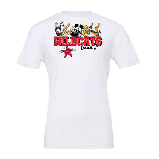 Wildcats Varsity Band-Bright Red