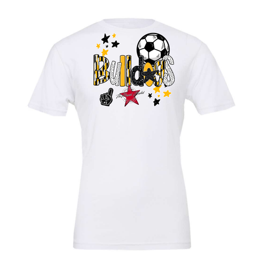 Bulldogs Soccer Scrape-Yellow