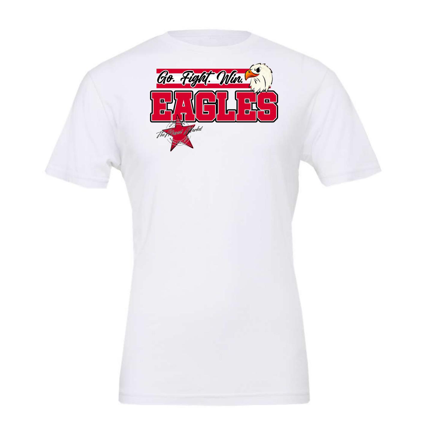 Go Fight Win Eagles-Red