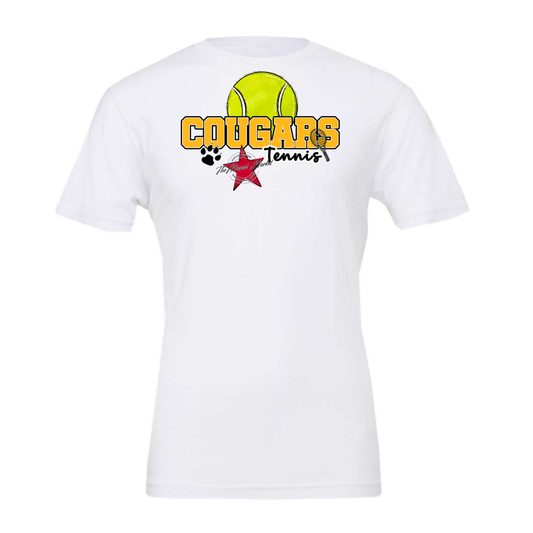 Cougars Varsity Tennis-Yellow