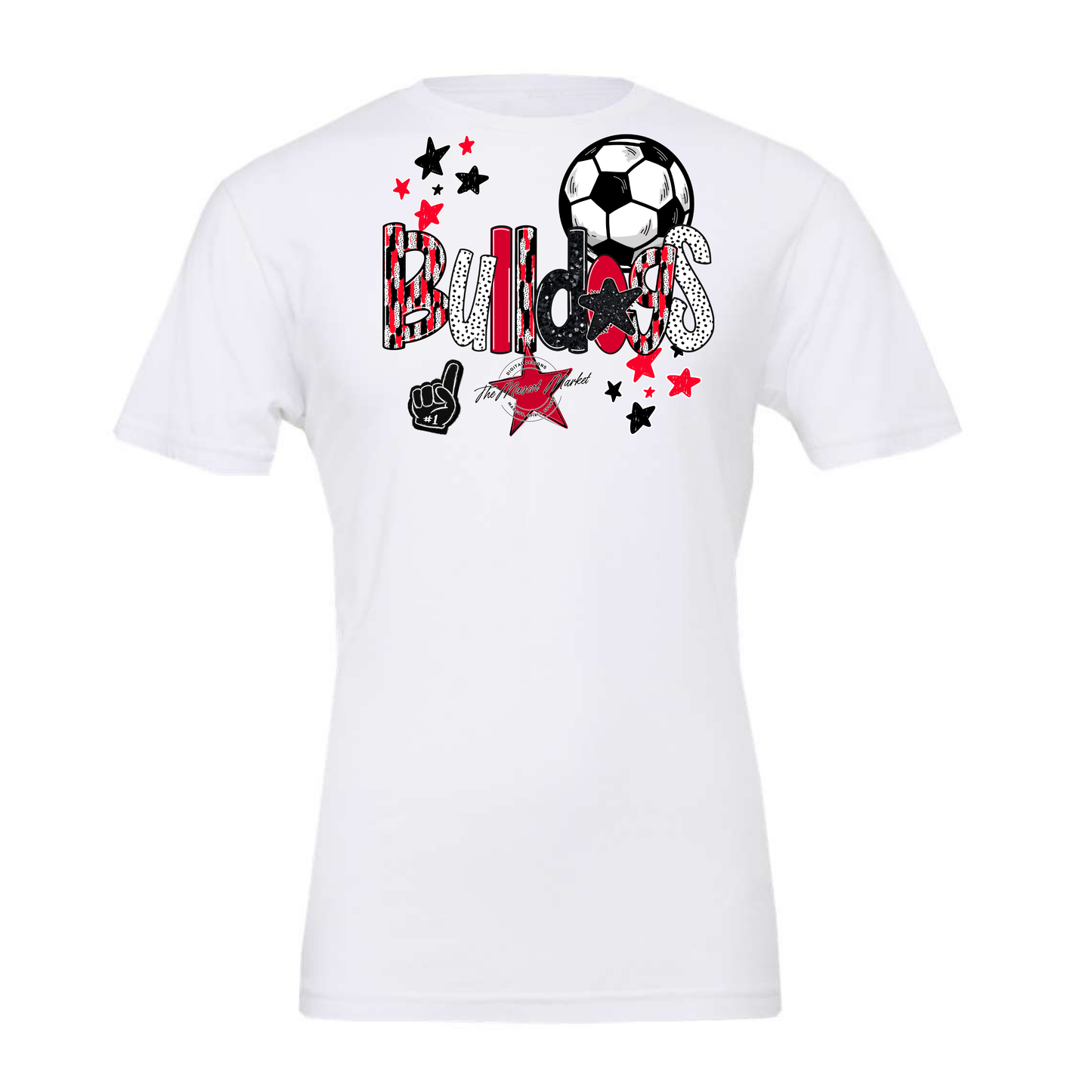 Bulldogs Soccer Scrape-Red