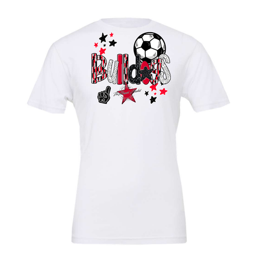 Bulldogs Soccer Scrape-Red