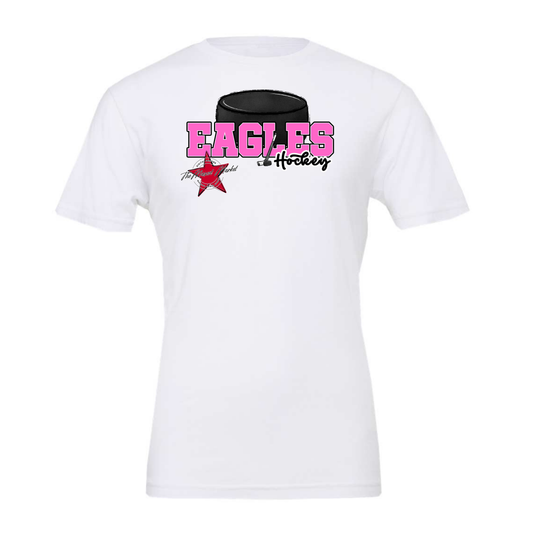Eagles Varsity Hockey Design-Baby Pink