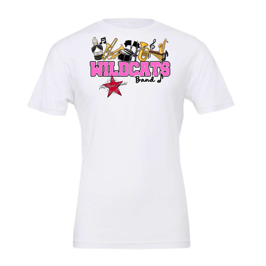 Wildcats Varsity Band-Baby Pink