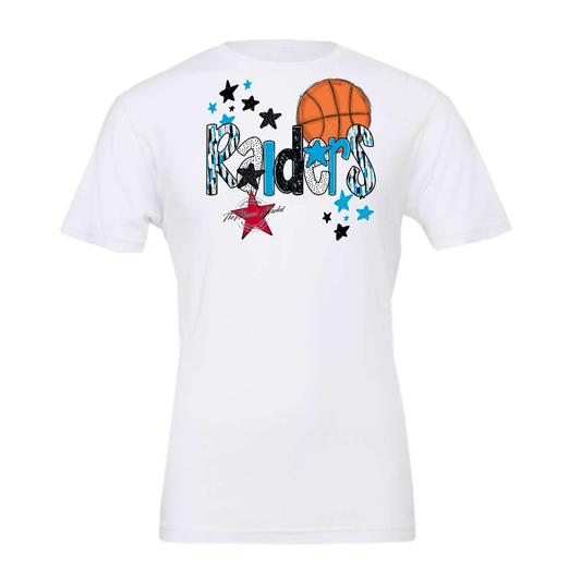 Raiders Basketball Scrape-Carolina Blue