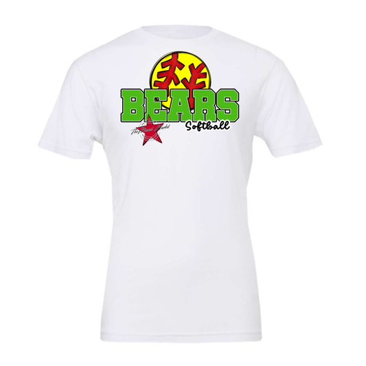 Bears Varsity Softball Design-Bright Green