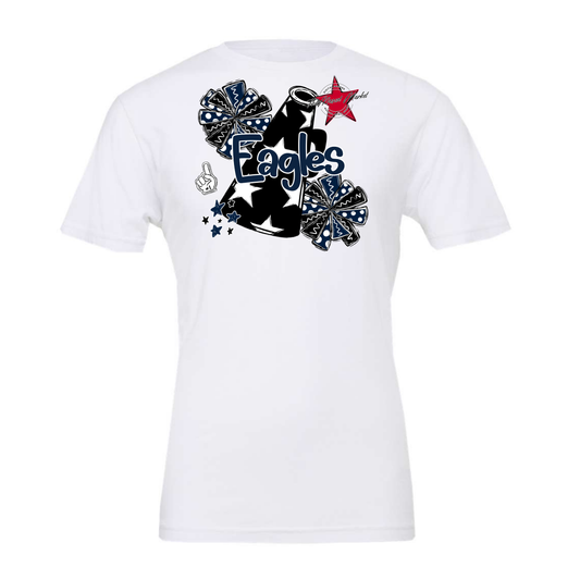 Eagles Alpha Cheer Megaphone-Navy