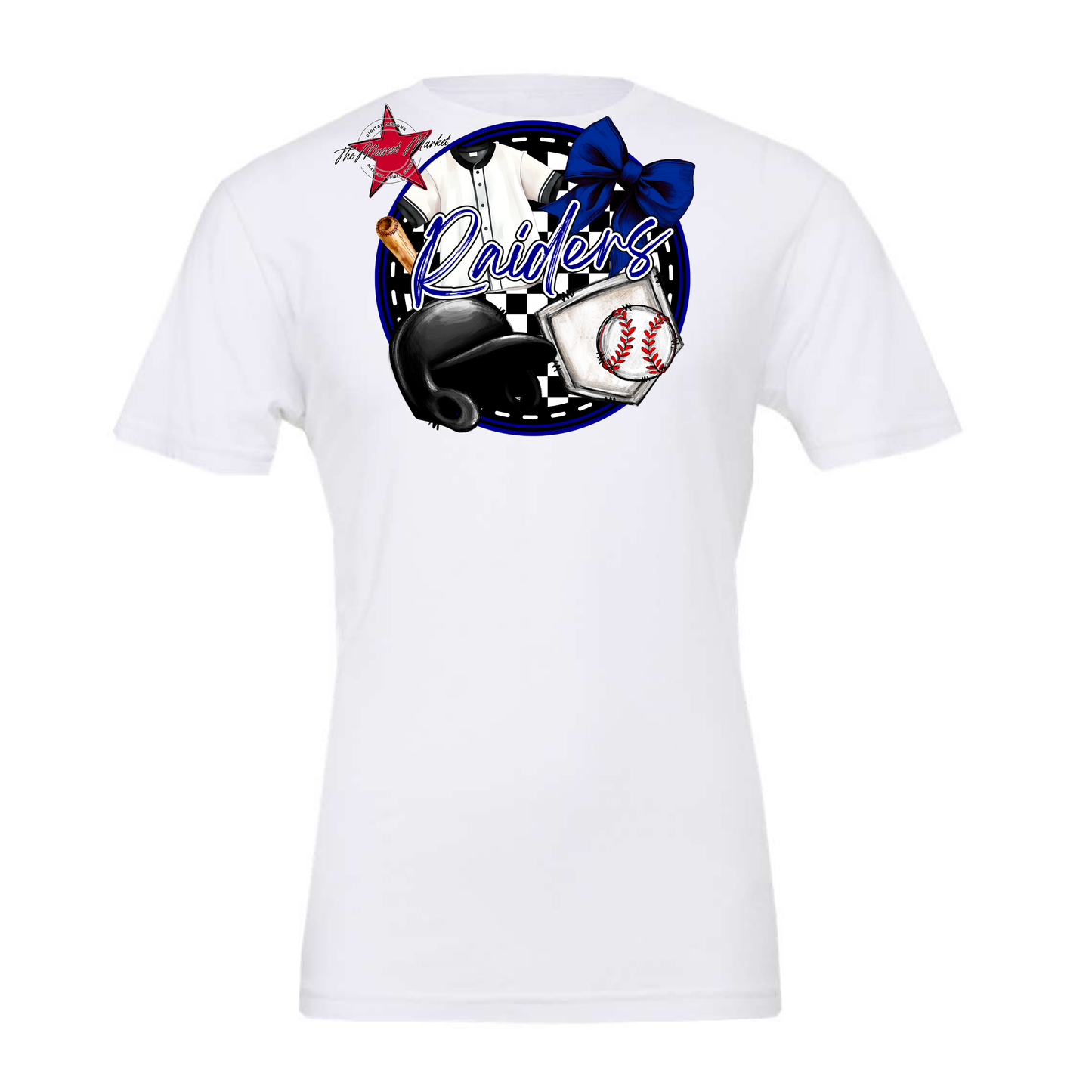 Raiders Circle Baseball Design-Blue