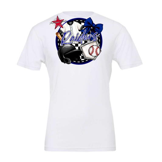 Raiders Circle Baseball Design-Blue