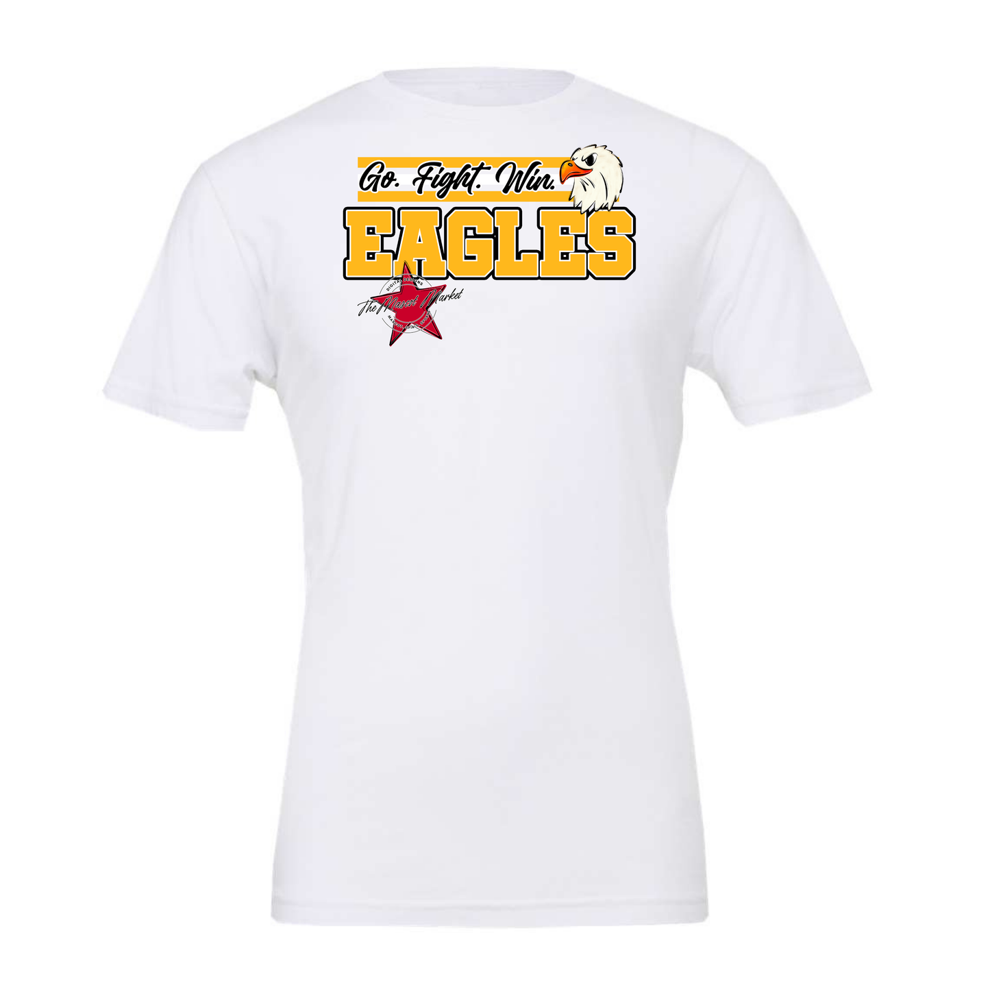 Go Fight Win Eagles-Yellow