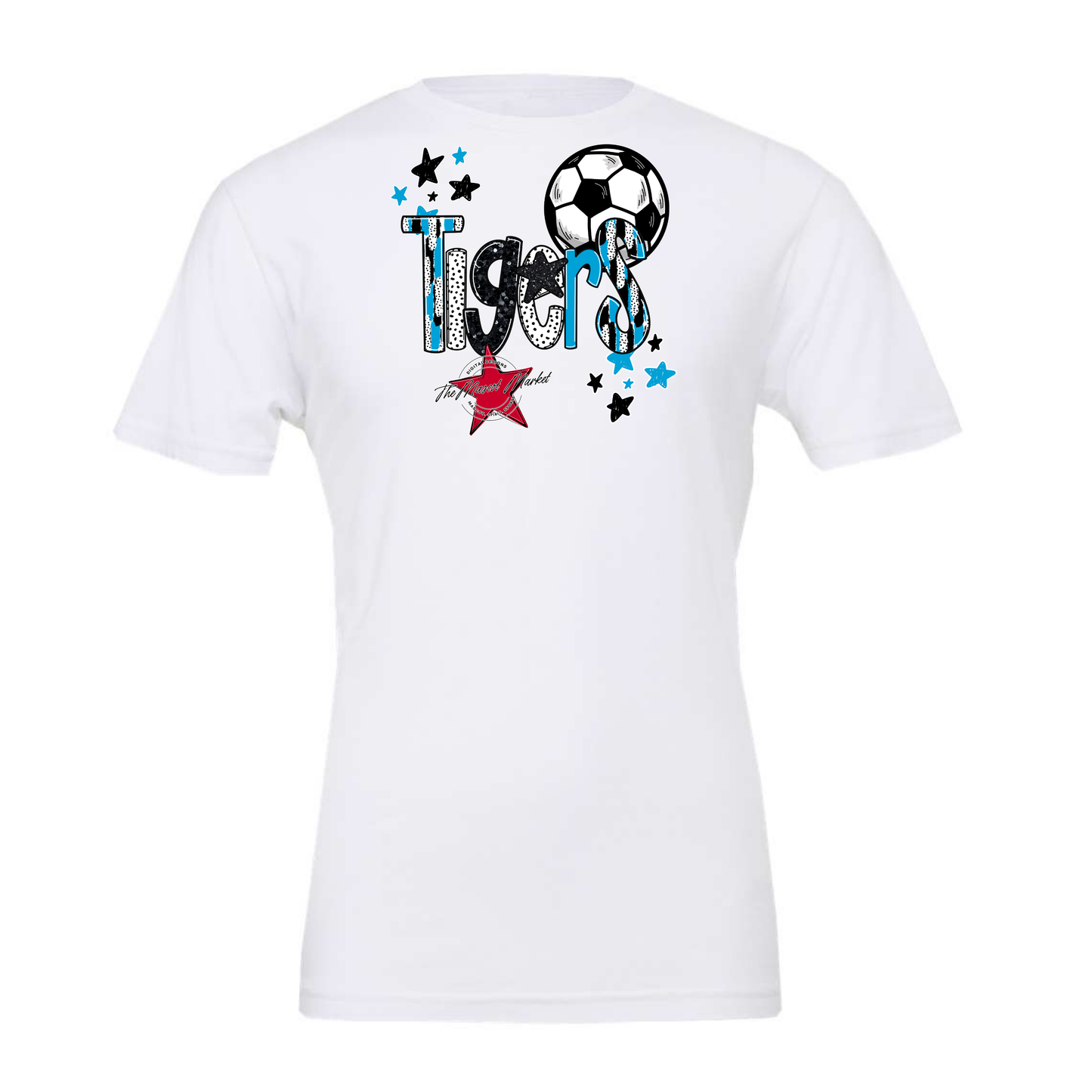 Tigers Soccer Scrape-Carolina Blue