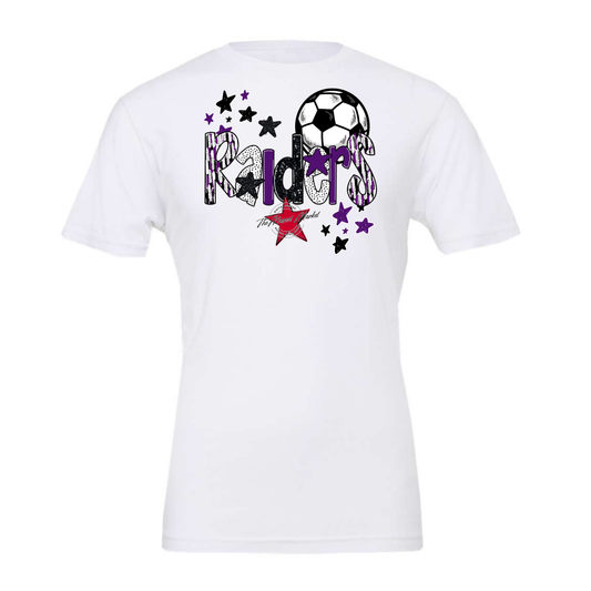 Raiders Soccer Scrape-Purple