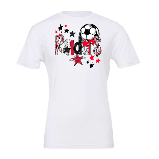 Raiders Soccer Scrape-Red