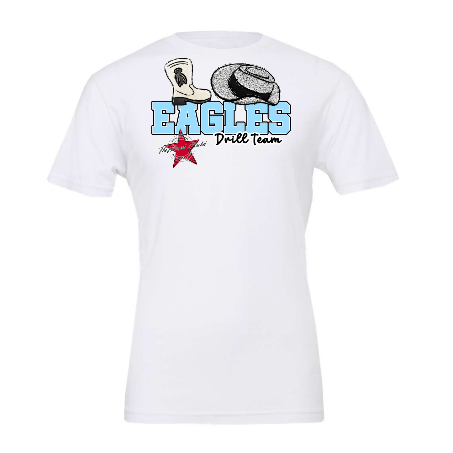 Eagles Varsity Drill Team Design-Columbia Blue