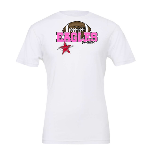 Eagles Varsity Football Design-Baby Pink