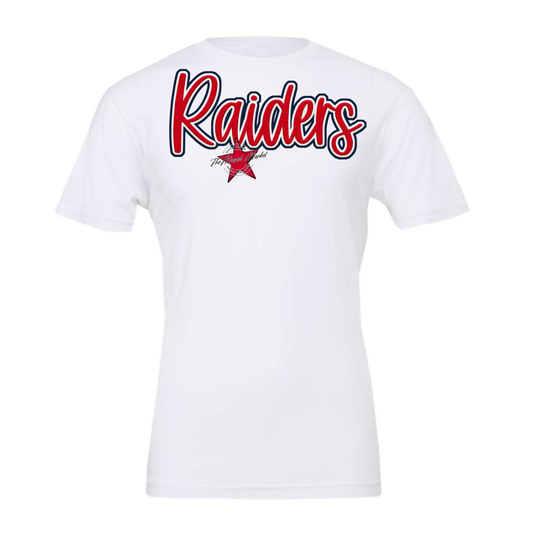 Raiders Faux Chenille Patch-Red