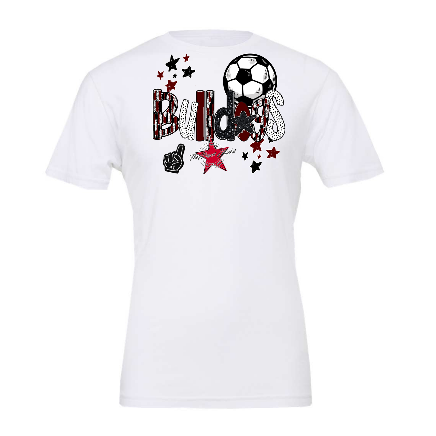 Bulldogs Soccer Scrape-Maroon