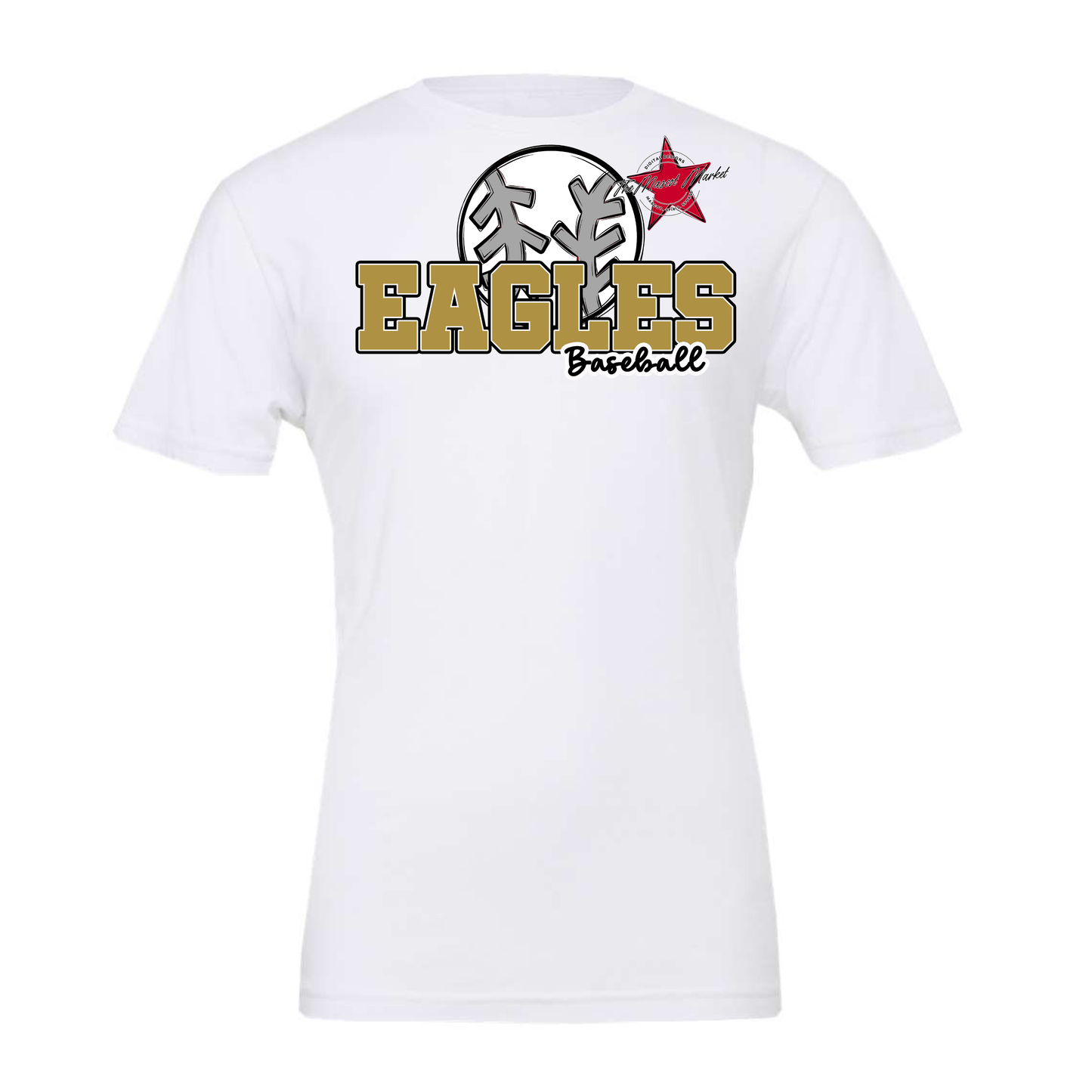 Eagles Varsity Baseball Design-Gold