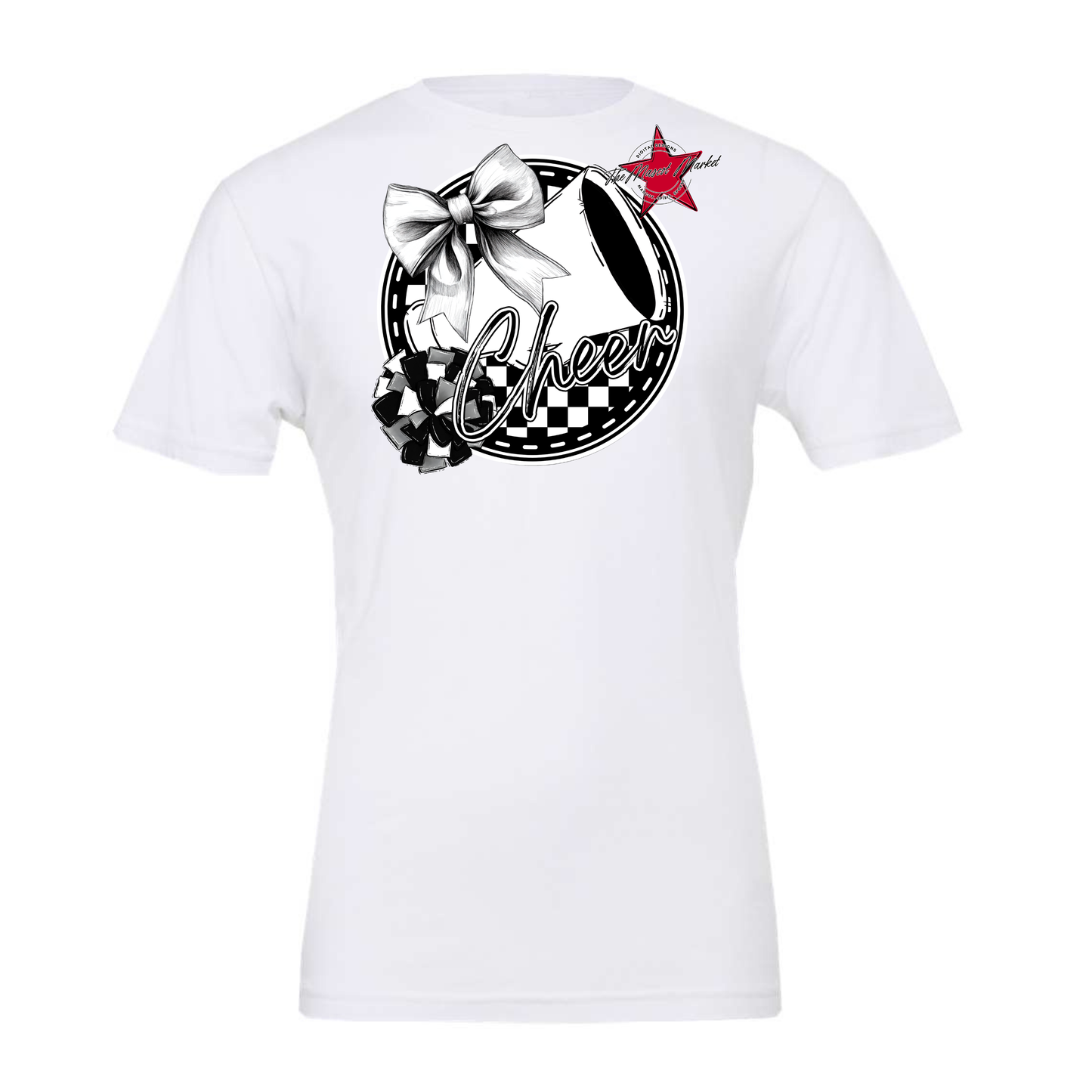 Cheer Circle Design-White