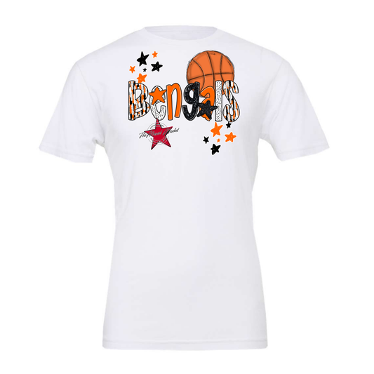 Bengals Basketball Scrape-Orange
