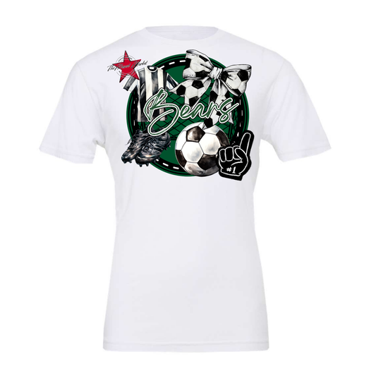 Bears Circle Soccer Design-Green