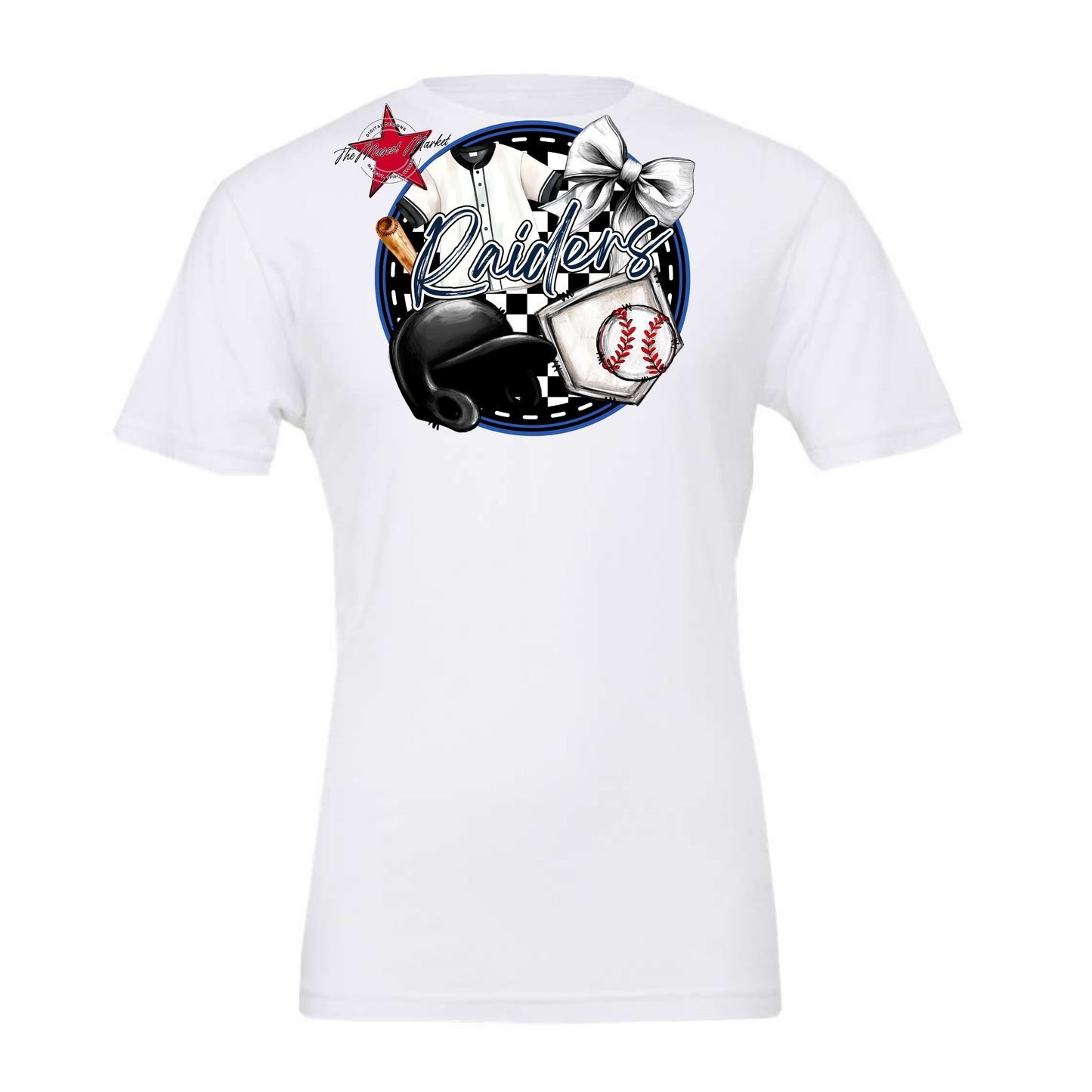 Raiders Circle Baseball Design-Navy
