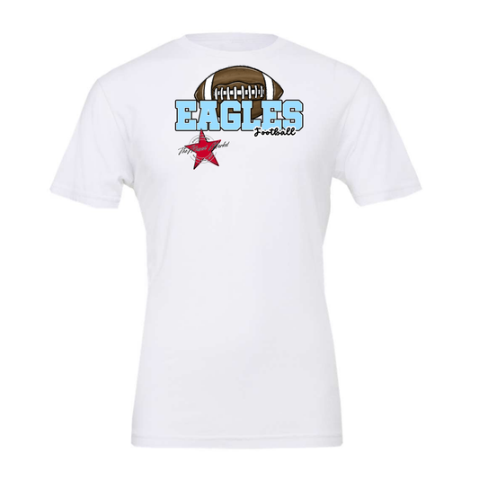 Eagles Varsity Football Design-Columbia Blue