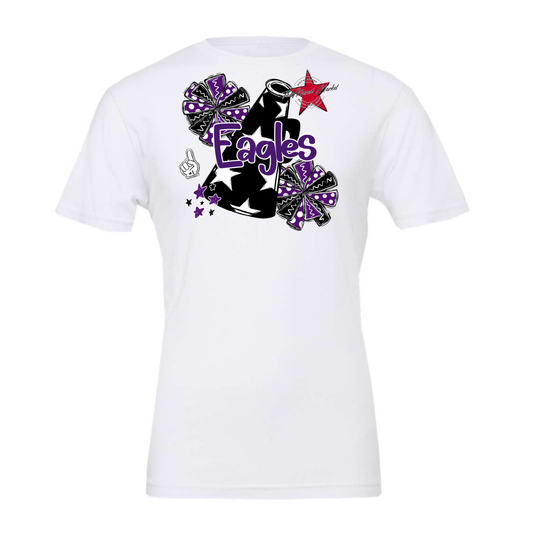 Eagles Alpha Cheer Megaphone-Purple