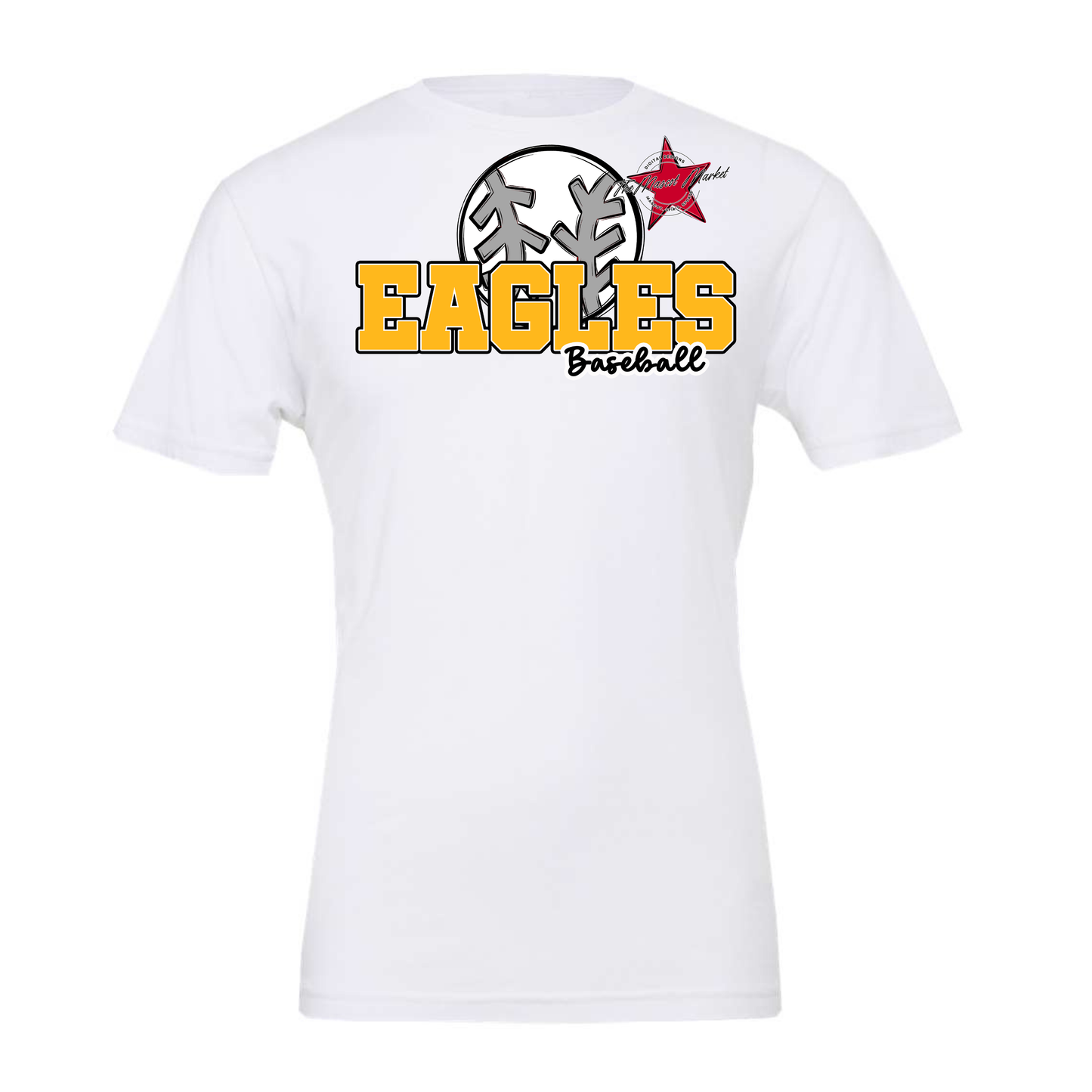 Eagles Varsity Baseball Design-Yellow