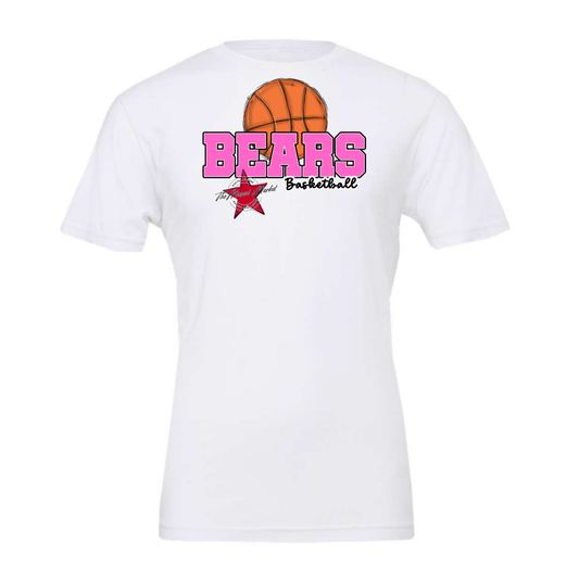 Bears Varsity Basketball Design-Baby Pink