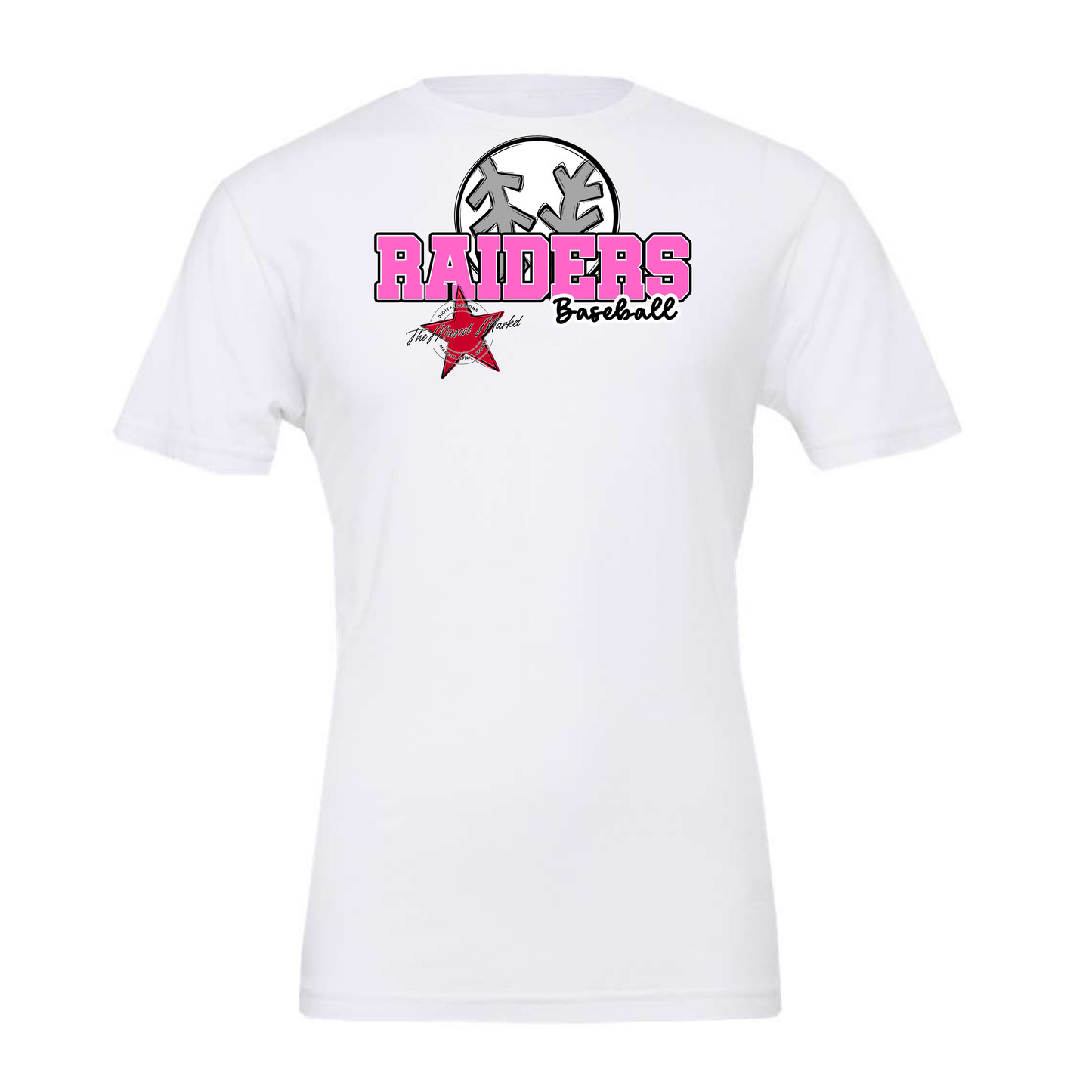 Raiders Varsity Baseball-Baby Pink