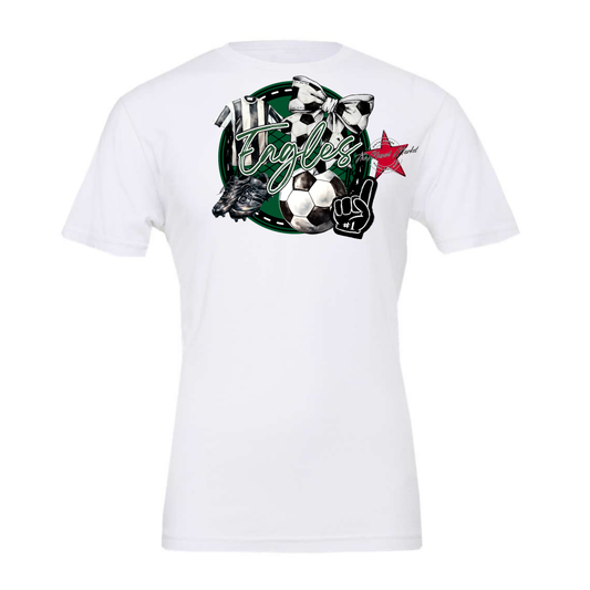 Eagles Circle Soccer Design-Green