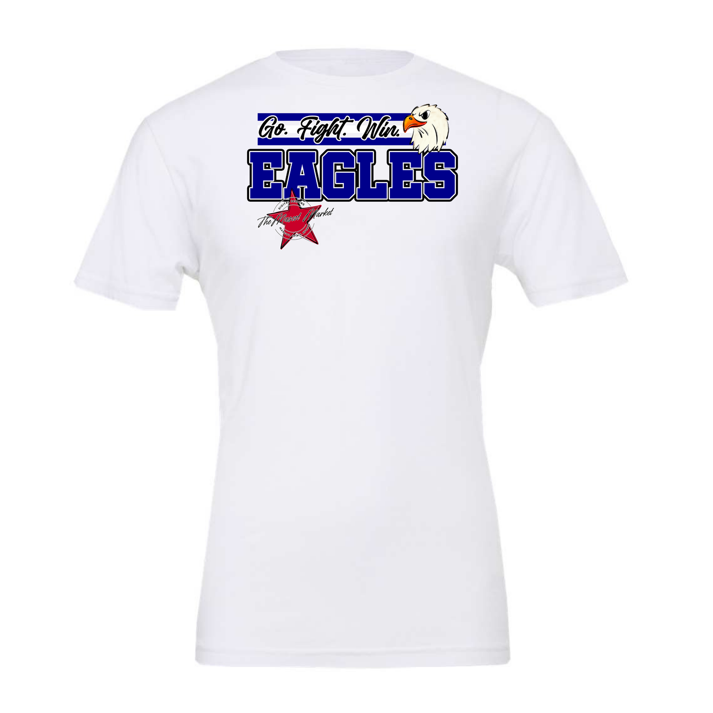 Go Fight Win Eagles-Blue