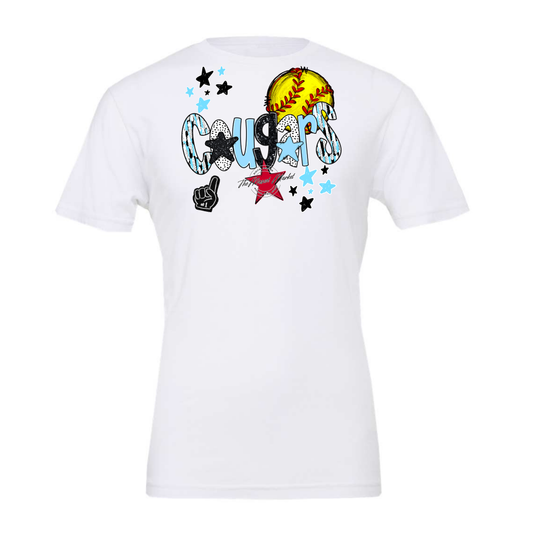 Cougars Softball Scrape-Columbia Blue