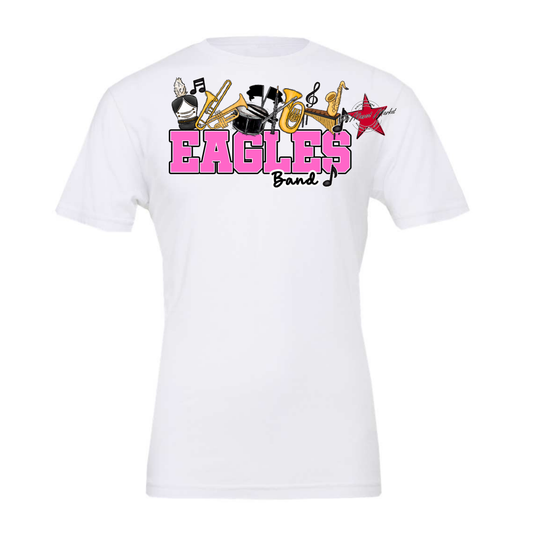 Eagles Varsity Band Design-Baby Pink