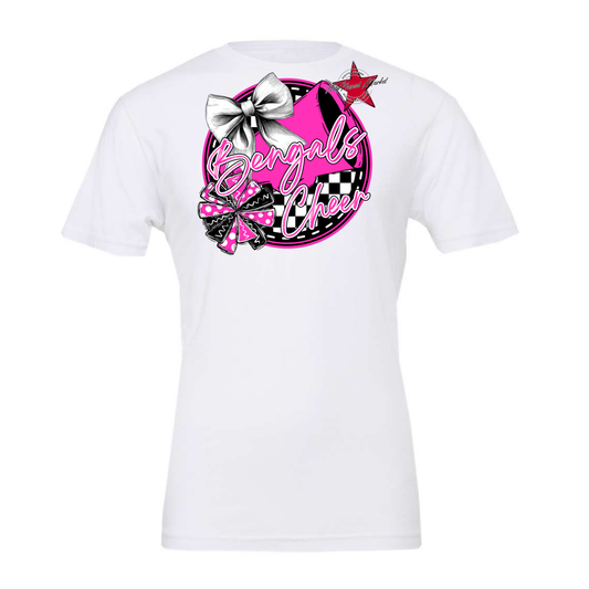 Bengals Circle Cheer Design-Pink