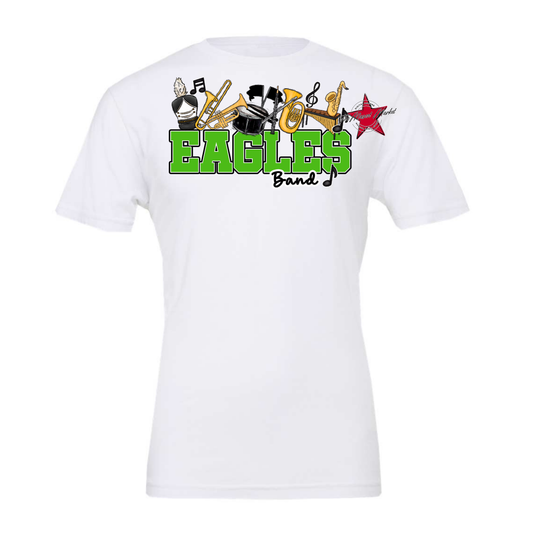 Eagles Varsity Band Design-Bright Green