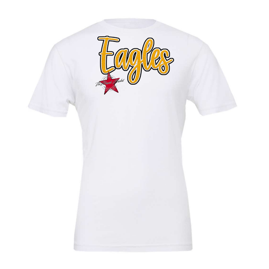 Eagles Faux Chenille Patch-Yellow