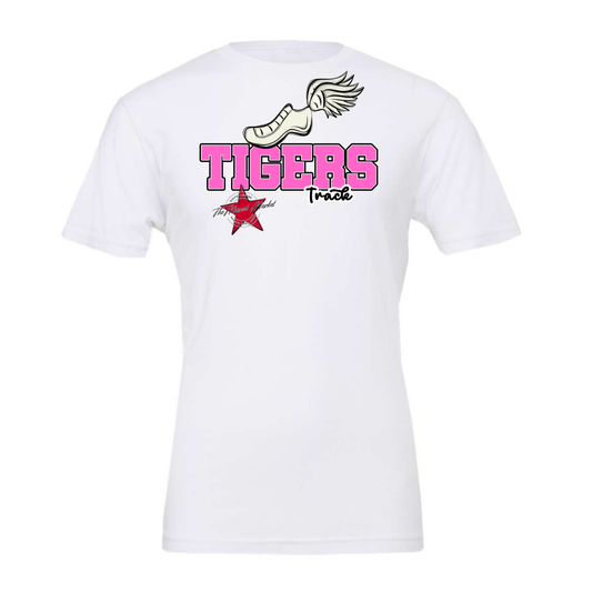 Tigers Varsity Track-Baby Pink