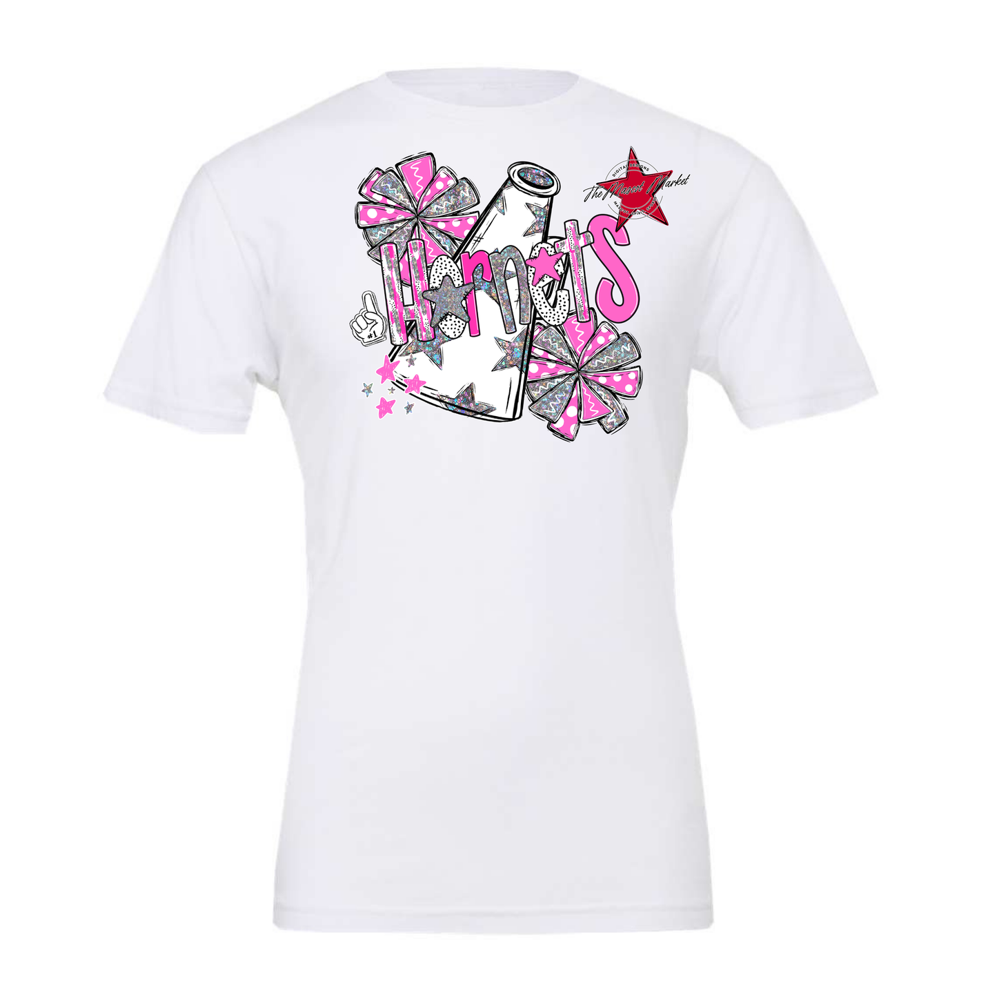 Hornets Cheer Megaphone Scrape-Pink