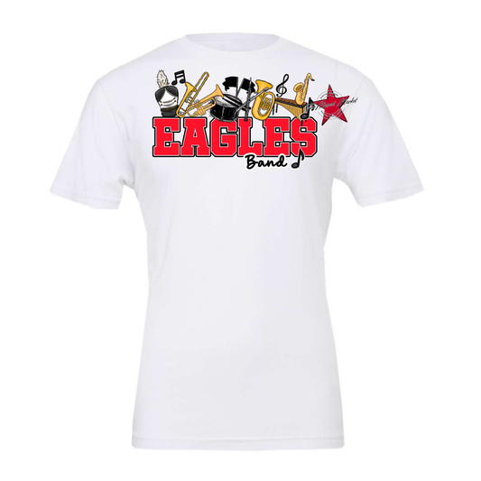 Eagles Varsity Band Design-Bright Red