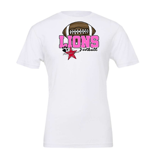 Lions Varsity Football-Baby Pink