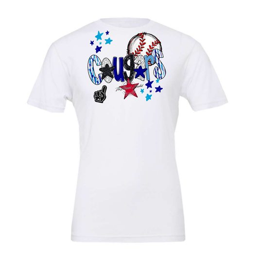 Cougars Baseball Scrape-Blue-Carolina Blue